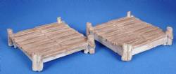 Medium Wooden Platforms (2)(painted)
